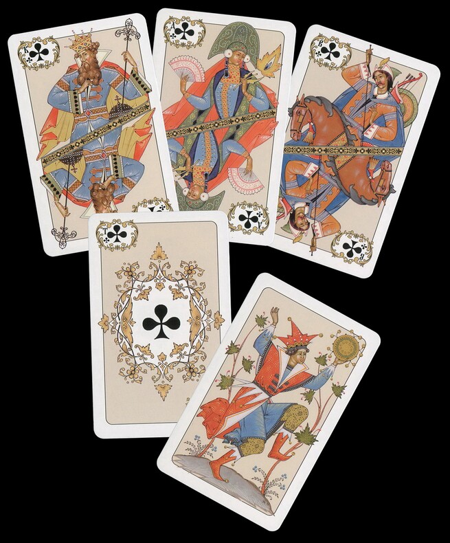 "В стилистических традициях Палеха" карты игральные